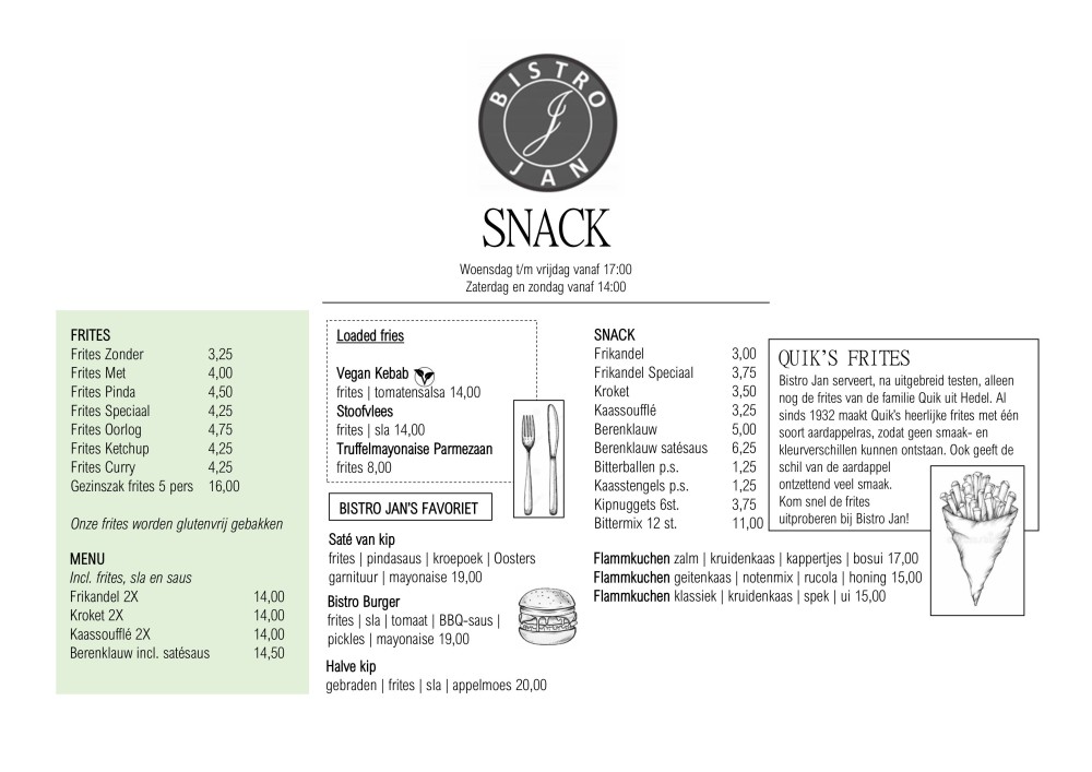 Kaart SNACK website